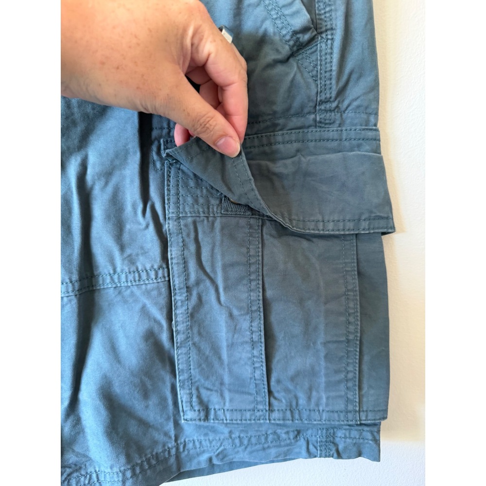 Fat Face Cargo Shorts 34 Slate Blue British Designed Standard Issue Cotton - Picture 4 of 7